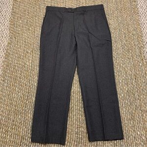 Haband Men's Gray Dress Pants - Classic Flat Front NWOT